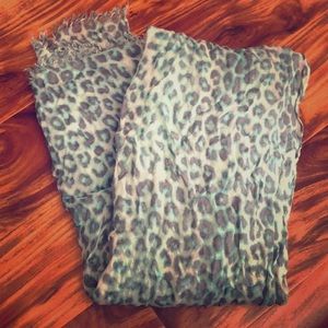 Express leopard print scarf